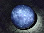 Polished Blue Calcite Spheres x 2 From Madagascar - Toprock Gemstones and Minerals 
