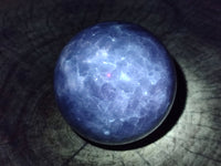 Polished Blue Calcite Spheres x 2 From Madagascar - Toprock Gemstones and Minerals 