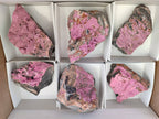 Natural Drusy Salrose on Dolomite Matrix Specimens x 6 From Kakanda, Congo - Toprock Gemstones and Minerals 