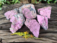 Natural Drusy Salrose on Dolomite Matrix Specimens x 6 From Kakanda, Congo - Toprock Gemstones and Minerals 