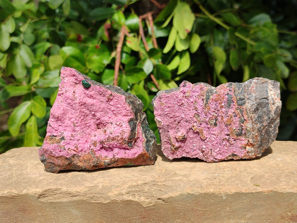 Natural Drusy Salrose on Dolomite Matrix Specimens x 6 From Kakanda, Congo - Toprock Gemstones and Minerals 