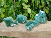 Polished On One Side Emerald Mtorolite x 12 From Mutorashanga, Zimbabwe