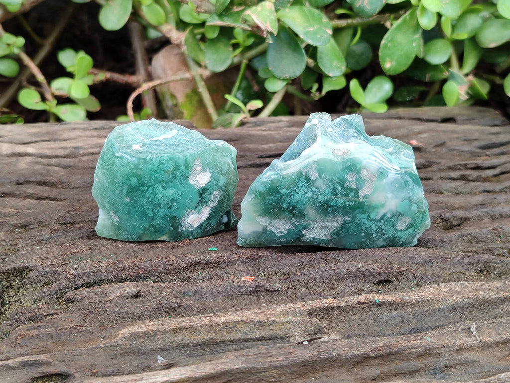 Polished On One Side Emerald Mtorolite x 12 From Mutorashanga, Zimbabwe - Toprock Gemstones and Minerals 