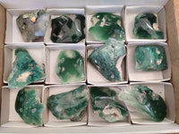 Polished On One Side Emerald Mtorolite x 12 From Mutorashanga, Zimbabwe