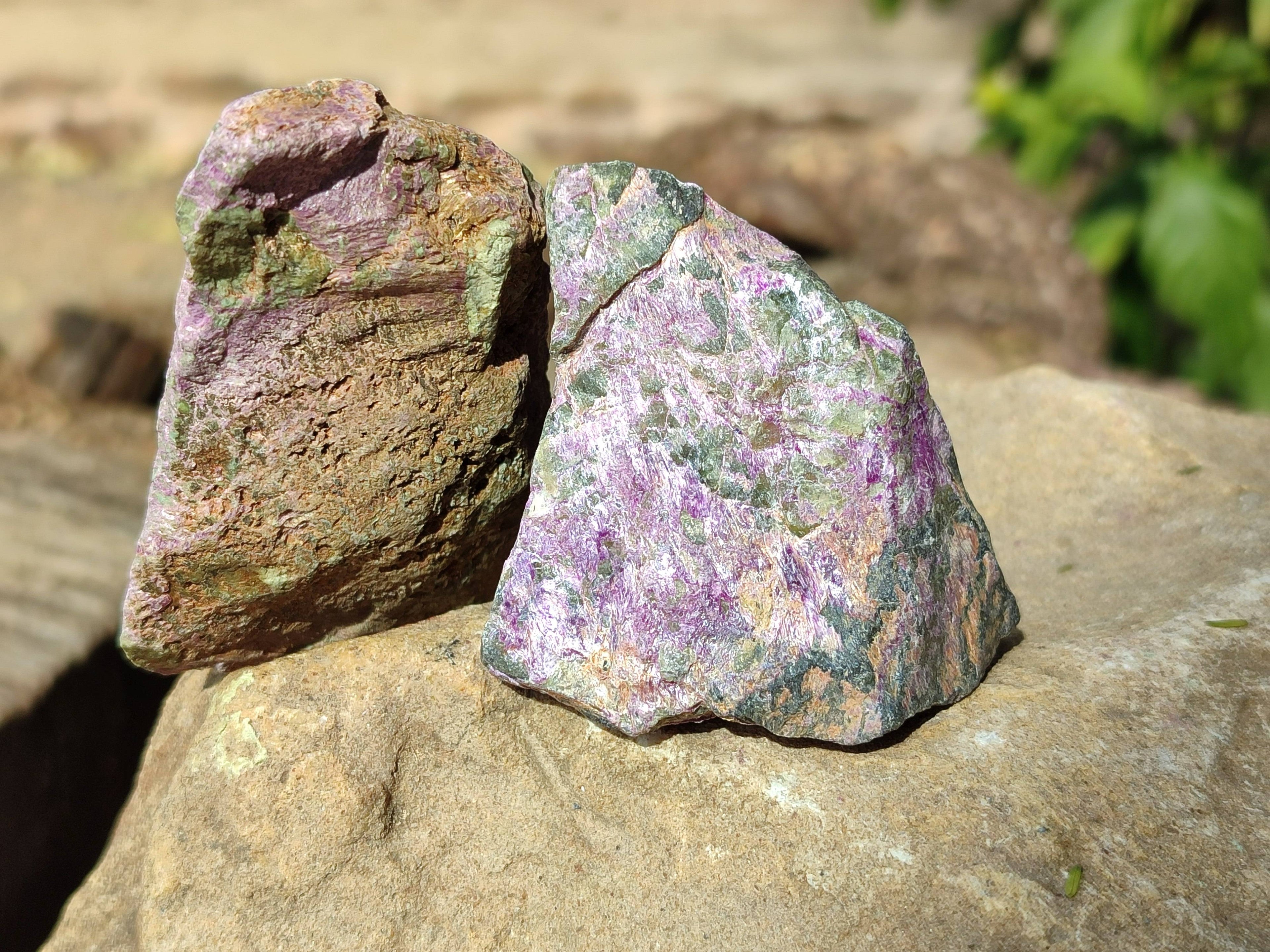Natural Stichtite Specimens x 35 From Barberton, South Africa - Toprock Gemstones and Minerals 