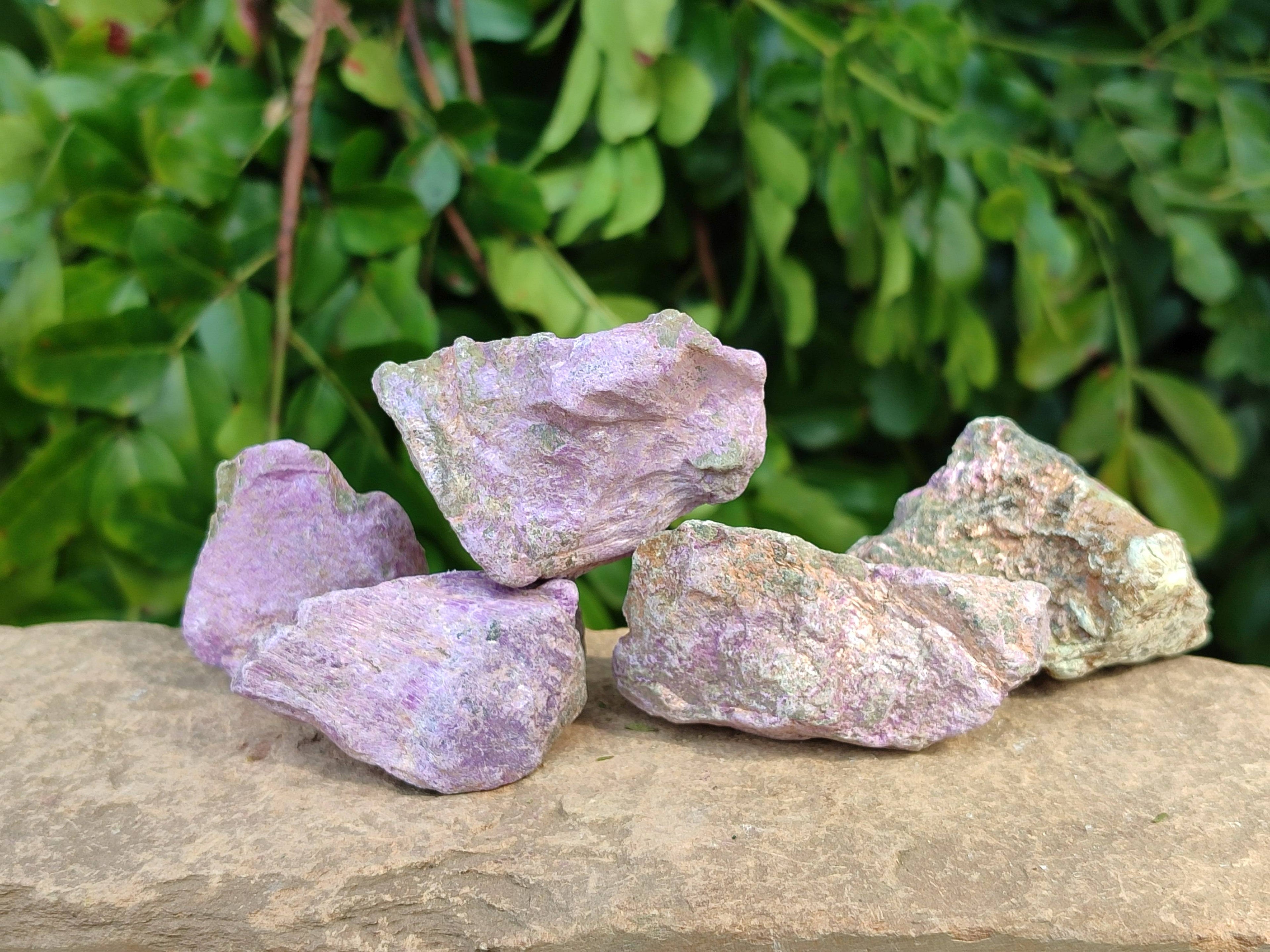 Natural Stichtite Specimens x 35 From Barberton, South Africa - Toprock Gemstones and Minerals 