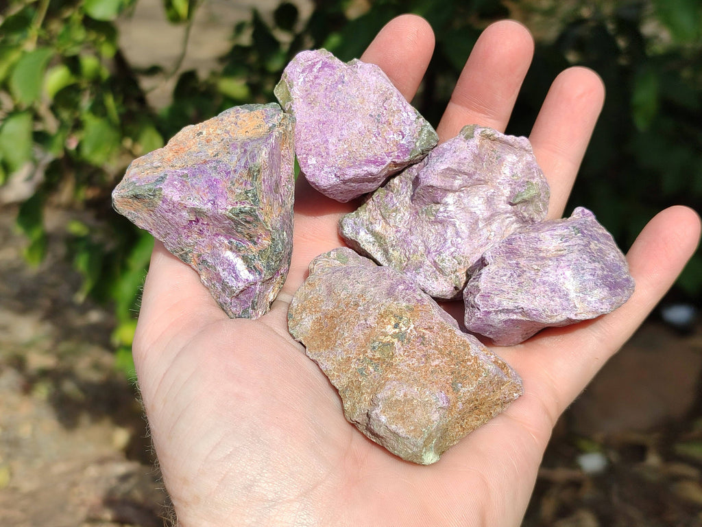 Natural Stichtite Specimens x 35 From Barberton, South Africa - Toprock Gemstones and Minerals 