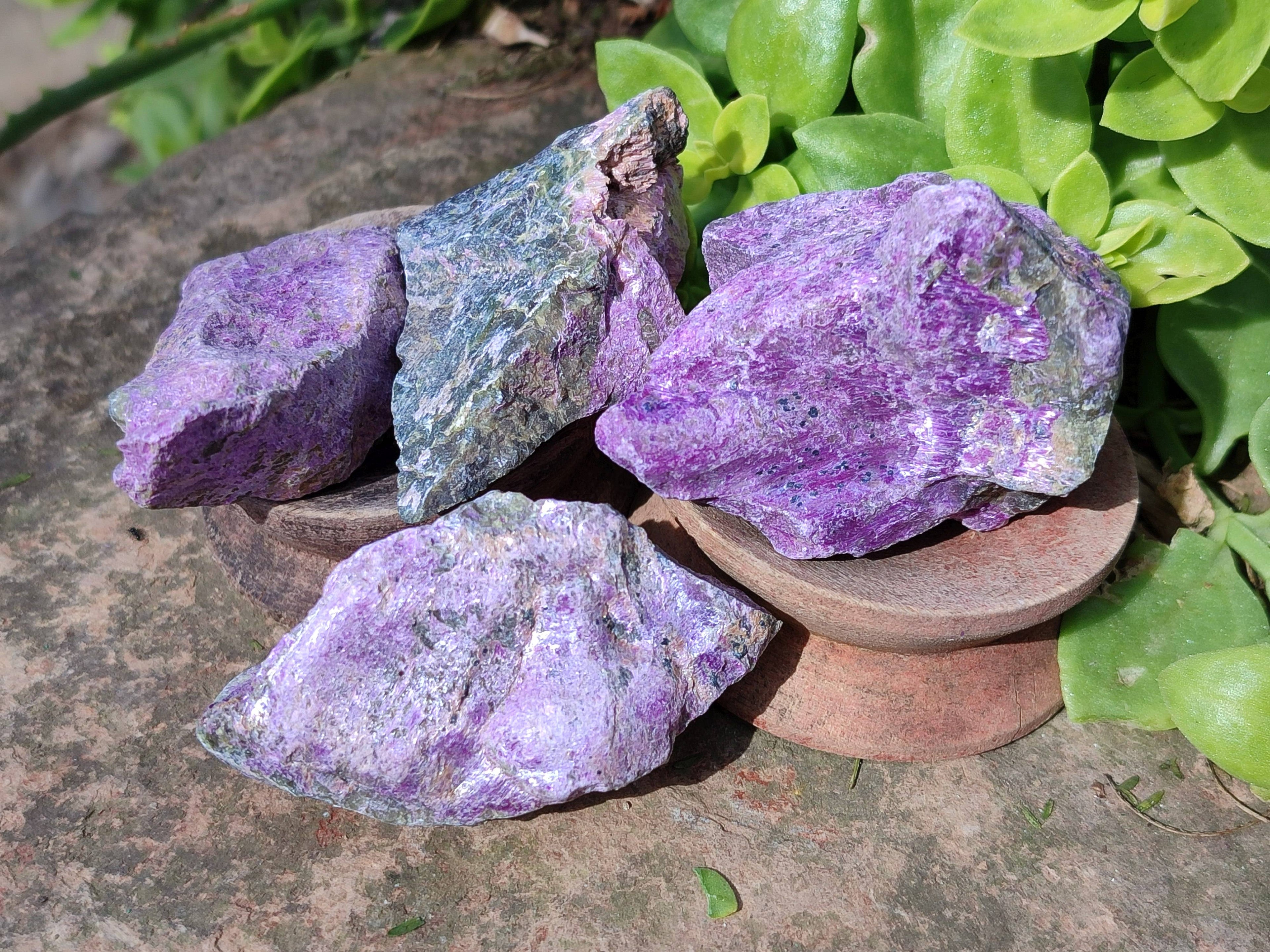 Natural Stichtite Specimens x 35 From Barberton, South Africa - Toprock Gemstones and Minerals 