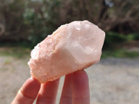 Natural Pink Hematoid Candle Quartz Crystals x 6 From Madagascar