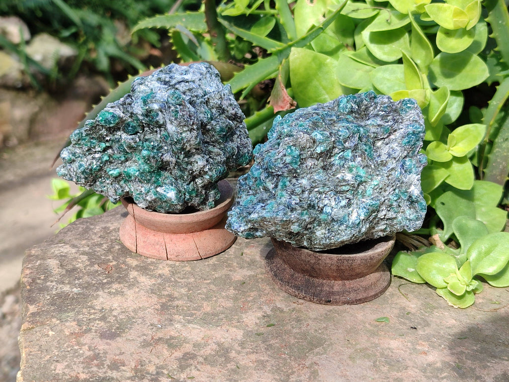 Natural Emerald Mica 'Mutokolite' Specimens x 6 From Mutoko, Zimbabwe - Toprock Gemstones and Minerals 