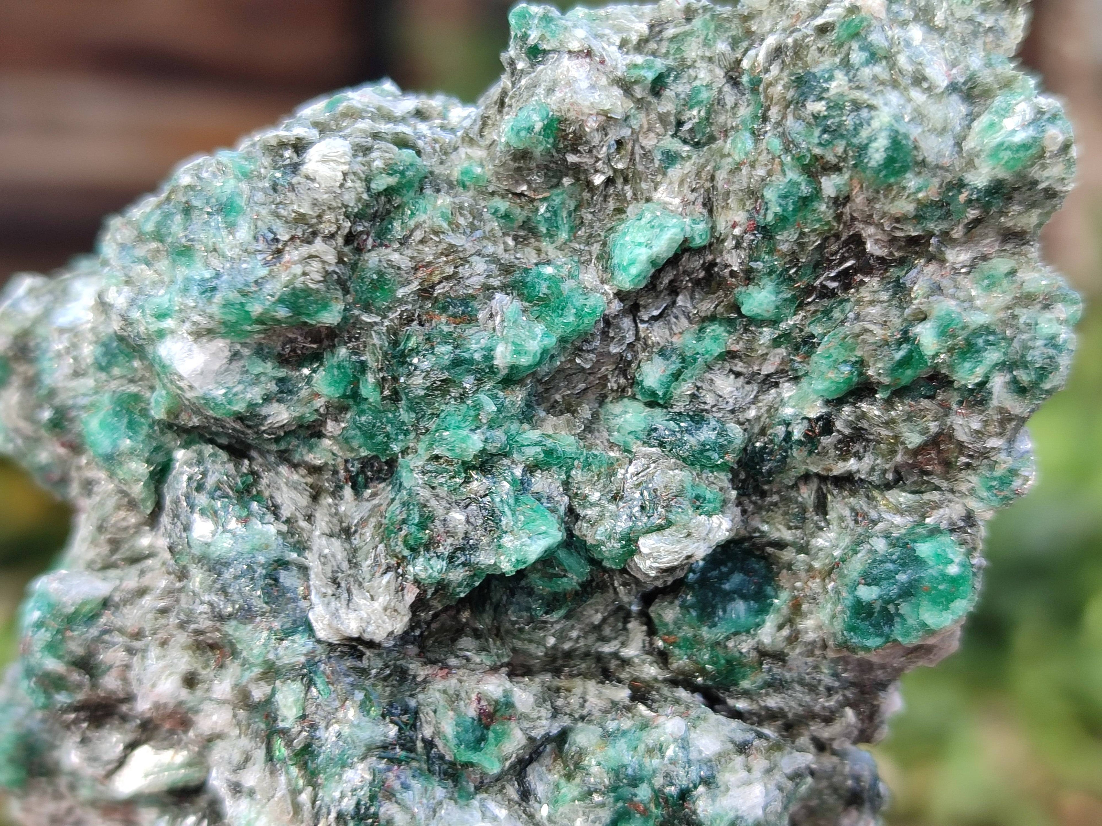 Natural Emerald Mica 'Mutokolite' Specimens x 6 From Mutoko, Zimbabwe - Toprock Gemstones and Minerals 