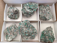 Natural Emerald Mica 'Mutokolite' Specimens x 6 From Mutoko, Zimbabwe