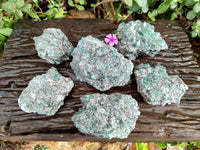 Natural Emerald Mica 'Mutokolite' Specimens x 6 From Mutoko, Zimbabwe