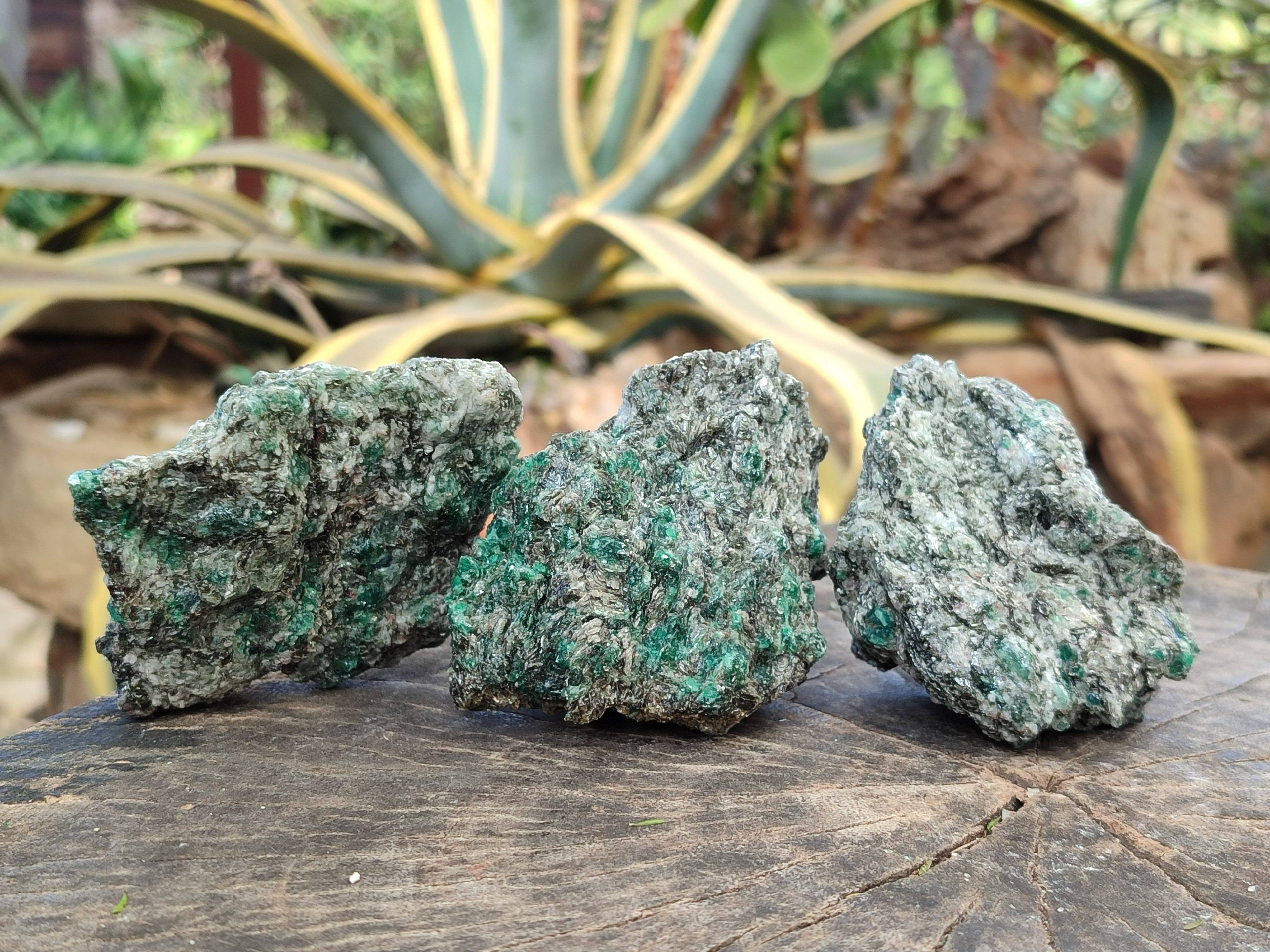 Natural Emerald Mica 'Mutokolite' Specimens x 6 From Mutoko, Zimbabwe - Toprock Gemstones and Minerals 