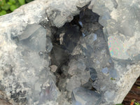 Natural Celestite Geode Specimen x 1 From Sakoany, Madagascar