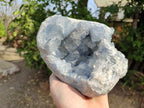 Natural Celestite Geode Specimen x 1 From Sakoany, Madagascar - Toprock Gemstones and Minerals 
