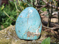 Polished Amazonite Standing Free Forms x 4 From Madagascar