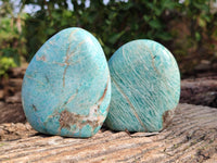 Polished Amazonite Standing Free Forms x 4 From Madagascar