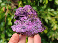 Natural Metallic Purpurite Specimens x 6 From Erongo, Namibia