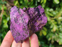 Natural Metallic Purpurite Specimens x 6 From Erongo, Namibia