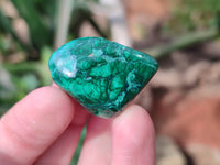 Polished Flower Banded Malachite Free Forms x 70 From Congo
