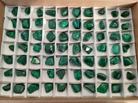 Polished Flower Banded Malachite Free Forms x 70 From Congo