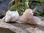 Natural Spirit Quartz Clusters x 6 From South Africa - Toprock Gemstones and Minerals 