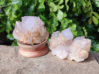 Natural Spirit Quartz Clusters x 6 From South Africa