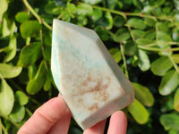 Polished Blue Smithsonite Aragonite Points x 6 From Congo