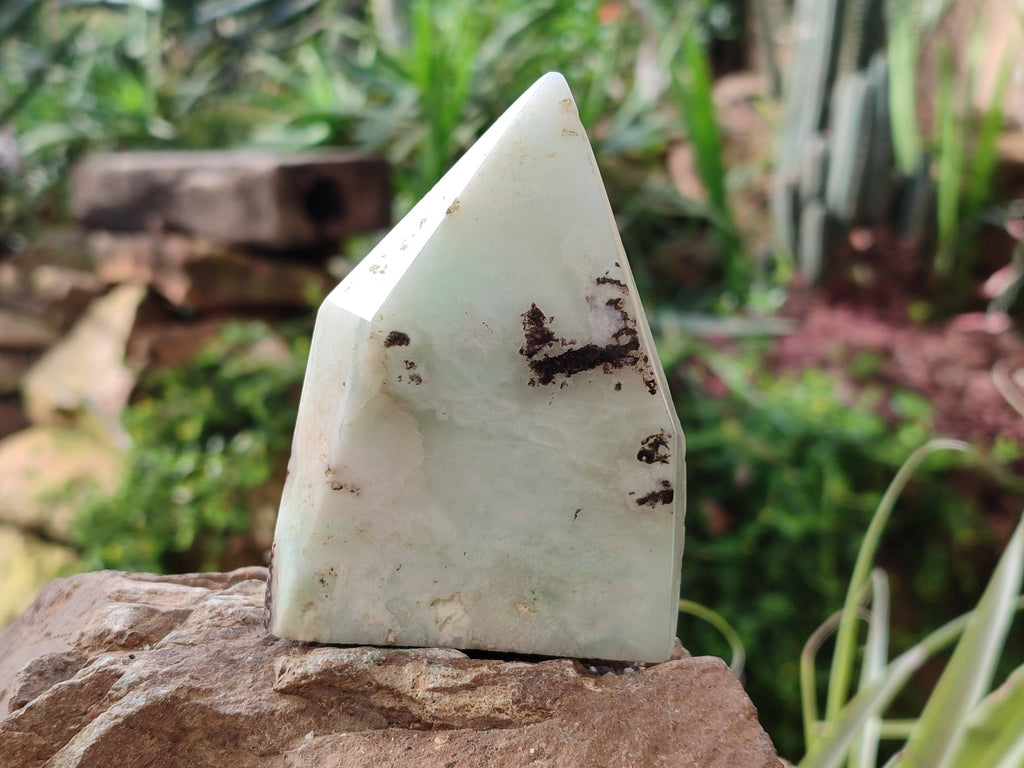 Polished Blue Smithsonite Aragonite Points x 6 From Congo - Toprock Gemstones and Minerals 