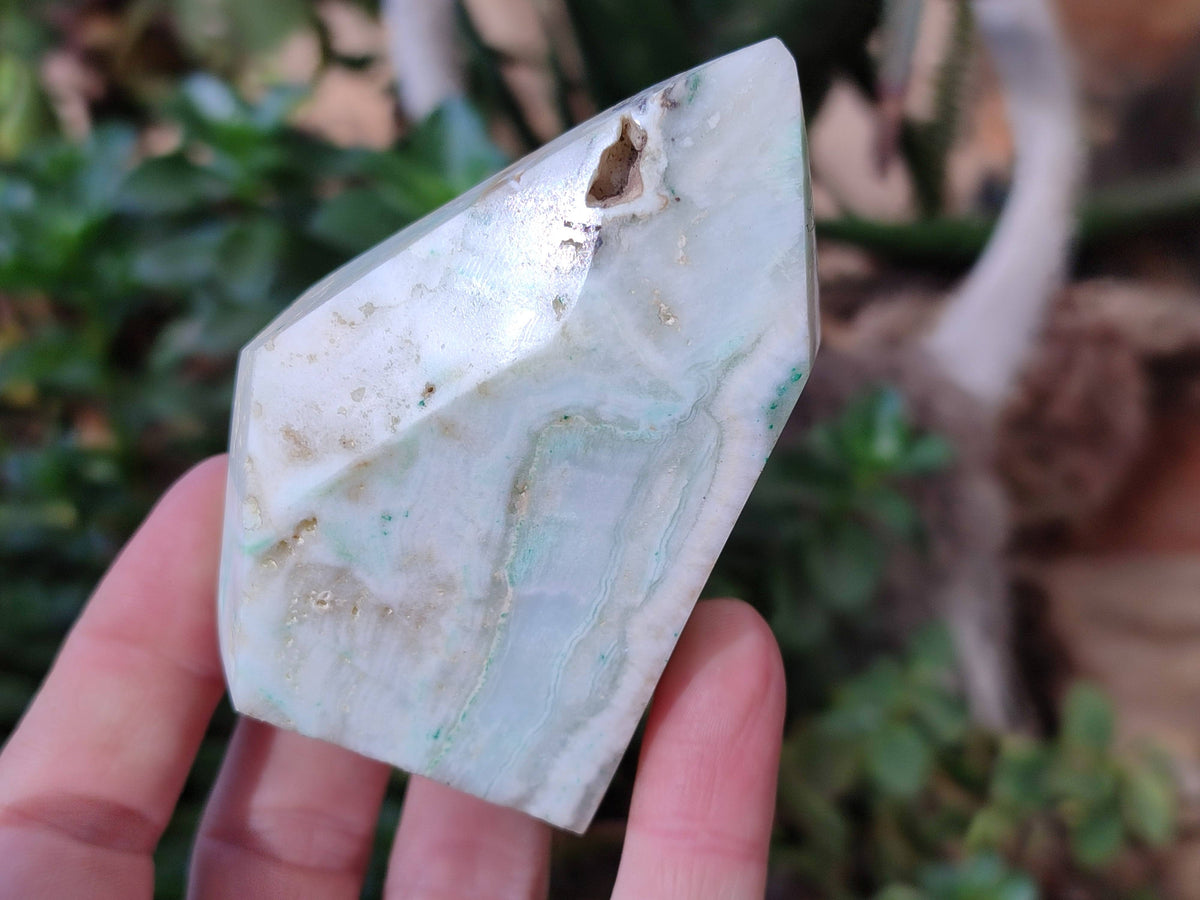 Polished Blue Smithsonite Aragonite Points x 6 From Congo - Toprock Gemstones and Minerals 