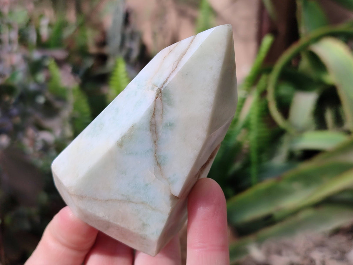 Polished Blue Smithsonite Aragonite Points x 6 From Congo - Toprock Gemstones and Minerals 