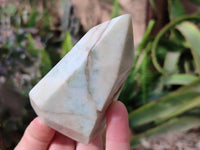 Polished Blue Smithsonite Aragonite Points x 6 From Congo