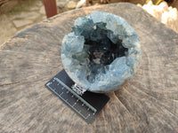 Polished Celestite Geode x 1 From Sakoany, Madagascar