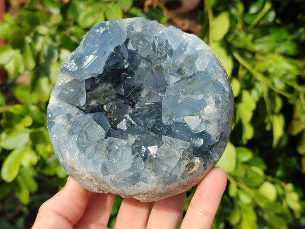 Polished Celestite Geode x 1 From Sakoany, Madagascar
