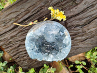 Polished Celestite Geode x 1 From Sakoany, Madagascar