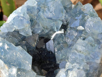 Polished Celestite Geode x 1 From Sakoany, Madagascar