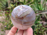 Polished Sashe River Agate Spheres x 4 From Zimbabwe