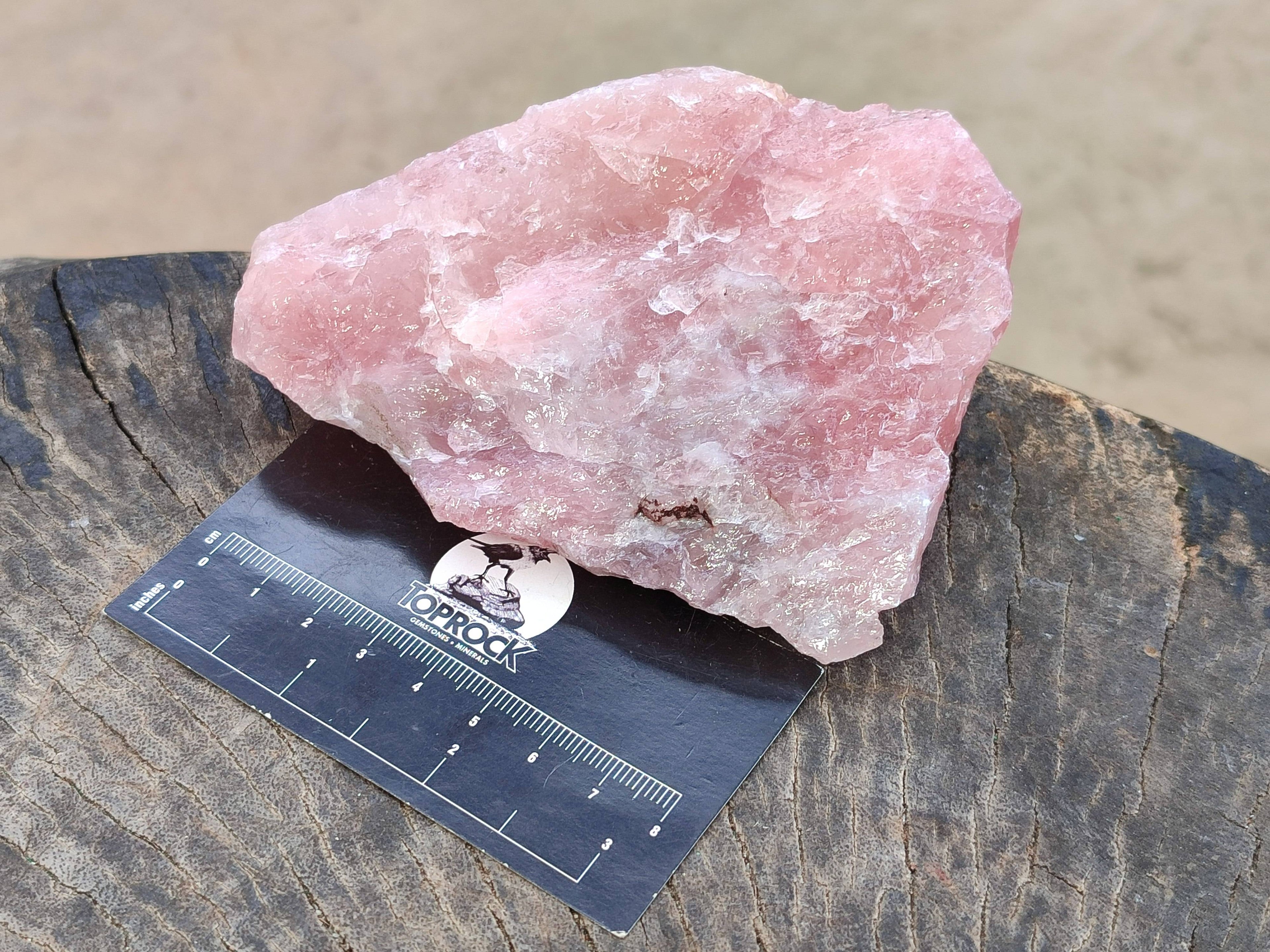 Natural Pink Rose Quartz Cobbed Specimens x 12 From North Cape, South Africa - Toprock Gemstones and Minerals 