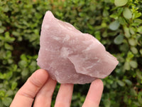 Natural Pink Rose Quartz Cobbed Specimens x 12 From North Cape, South Africa