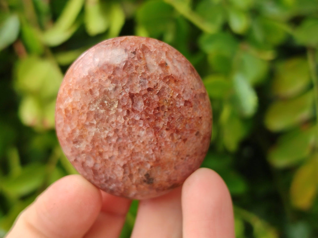 Polished Hematoid Quartz Palm Stones x 20 From Madagascar - Toprock Gemstones and Minerals 