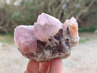 Natural Amethyst Spirit Quartz Clusters x 6 From South Africa