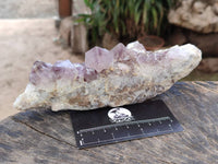 Natural Amethyst Spirit Quartz Clusters x 6 From South Africa