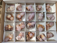 Natural Amethyst Spirit Quartz Crystals x 20 From South Africa