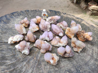 Natural Amethyst Spirit Quartz Crystals x 20 From South Africa
