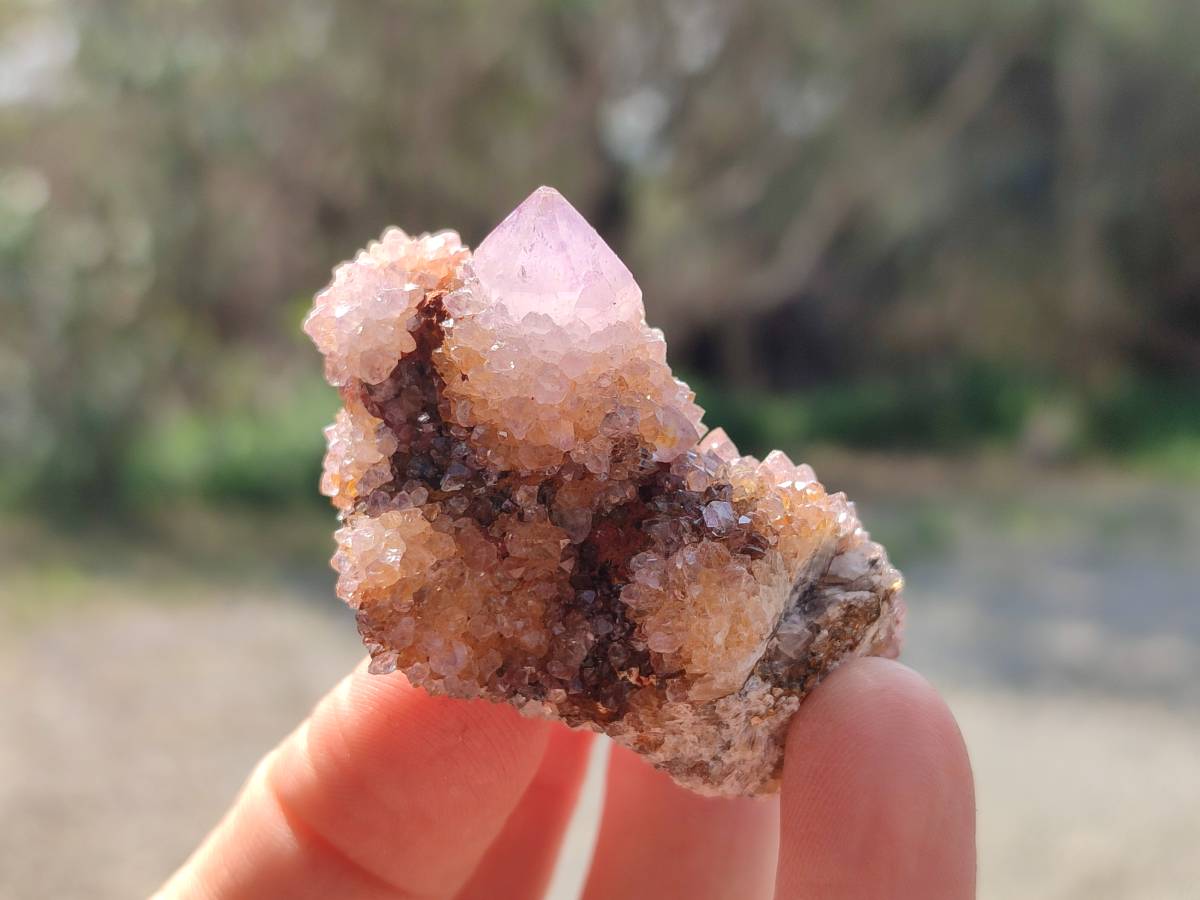Natural Amethyst Spirit Quartz Crystals x 20 From South Africa - Toprock Gemstones and Minerals 