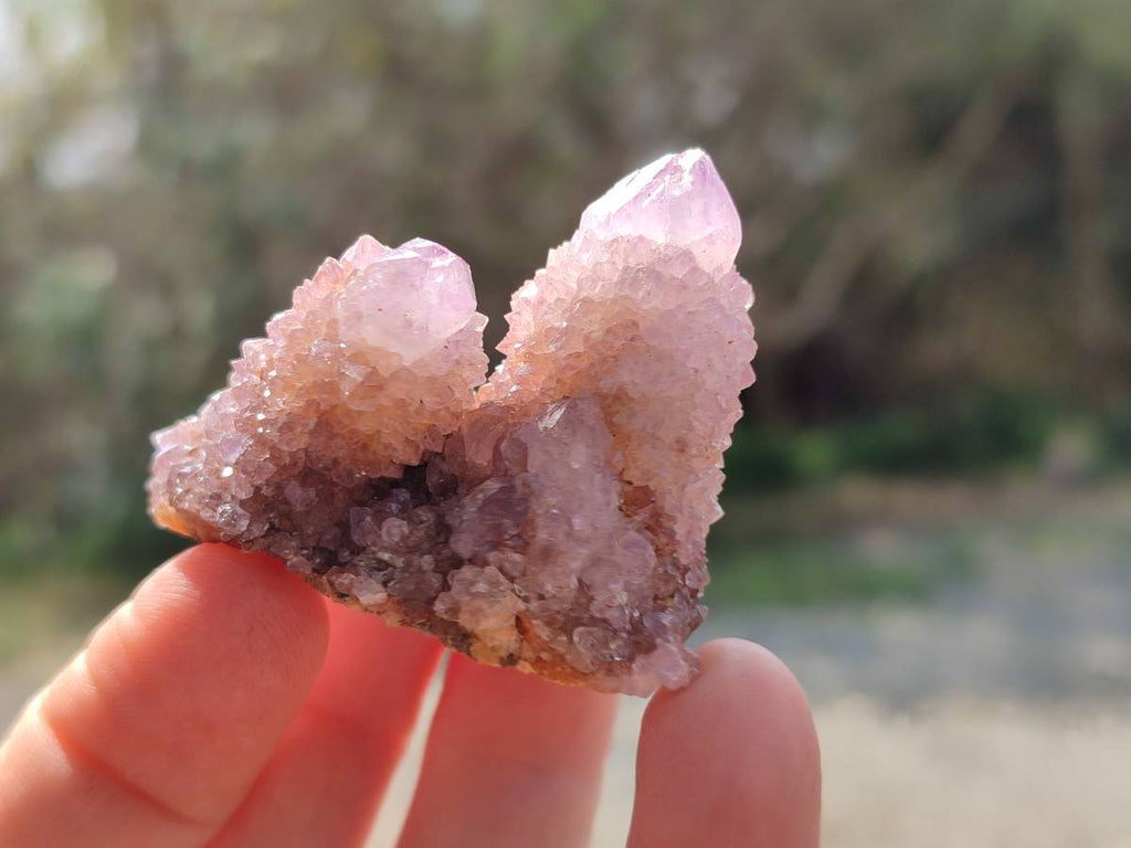 Natural Amethyst Spirit Quartz Crystals x 20 From South Africa - Toprock Gemstones and Minerals 