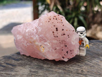 Natural Pink Rose Quartz Cobbed Specimens x 12 From North Cape, South Africa