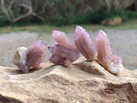 Natural Amethyst Spirit Quartz Crystals x 20 From South Africa