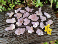 Natural Amethyst Spirit Quartz Crystals x 20 From South Africa